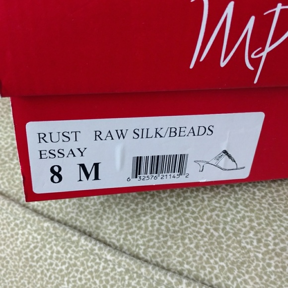 Impo raw silk, beaded sandals - Picture 2 of 5